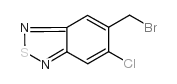5-(溴甲基)-6-氯-2,1,3-苯并噻二唑结构式