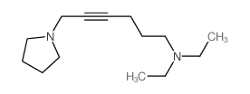 1-(6-(Diethylamino)-2-hexynyl)pyrrolidine结构式