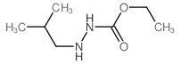 Hydrazinecarboxylicacid, 2-(2-methylpropyl)-, ethyl ester structure