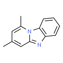 Pyrido[1,2-a]benzimidazole, 1,3-dimethyl- (9CI) structure