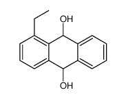 ethyl-9,10-dihydroanthracene-9,10-diol structure