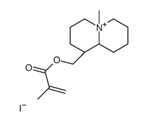 [(1R,9aR)-5-methyl-2,3,4,6,7,8,9,9a-octahydro-1H-quinolizin-5-ium-1-yl]methyl 2-methylprop-2-enoate,iodide Structure