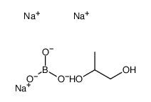 trisodium,propane-1,2-diol,borate结构式