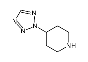 4-(2H-Tetrazol-2-yl)piperidine Structure