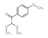 Ethanone,2,2-dimethoxy-1-(4-methoxyphenyl)- Structure