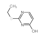 4 (1H)-Pyrimidinone, 2-(ethylthio)- Structure