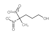1-Pentanol,4,4-dinitro- Structure