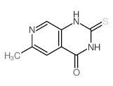 4-methyl-9-sulfanylidene-3,8,10-triazabicyclo[4.4.0]deca-2,4,11-trien-7-one结构式