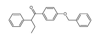 1-(4-benzyloxyphenyl)-2-phenyl-butan-1-one Structure