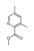 methyl 3,5-dimethylpyridine-2-carboxylate结构式
