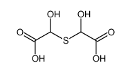 2,2'-thiobis(2-hydroxyacetic acid) Structure