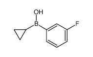 Borinic acid, cyclopropyl(3-fluorophenyl)- (9CI)结构式