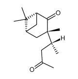 (1R,3S,5R)-3-[(1R)-1-Methyl-3-oxobutyl]-3,6,6-trimethylbicyclo[3.1.1]heptan-2-one结构式