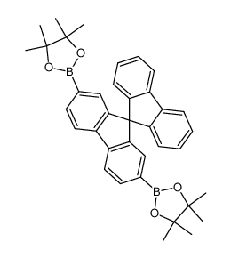 1,3,2-Dioxaborolane, 2,2'-(9,9'-spirobi[9H-fluorene]-2,7-diyl)bis[4,4,5,5-tetramethyl- Structure