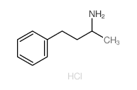 Benzenepropanamine, a-methyl-, hydrochloride structure