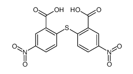 2-(2-carboxy-4-nitrophenyl)sulfanyl-5-nitrobenzoic acid结构式