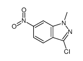 3-chloro-1-methyl-6-nitro-1H-indazole Structure