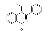 1-ethyl-2-phenyl-1H-quinazolin-4-one结构式