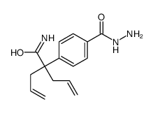 2-[4-(hydrazinecarbonyl)phenyl]-2-prop-2-enylpent-4-enamide Structure