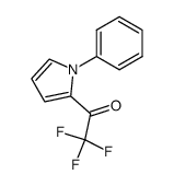 2,2,2-trifluoro-1-(1-phenyl-1H-pyrrol-2-yl)ethan-1-one Structure