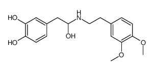 4-[2-[2-(3,4-dimethoxyphenyl)ethylamino]-2-hydroxyethyl]benzene-1,2-diol Structure