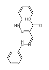 Propanoicacid, 2,3-bis(2-phenylhydrazinylidene)- structure