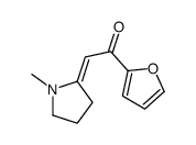 1-(furan-2-yl)-2-(1-methylpyrrolidin-2-ylidene)ethanone Structure