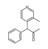 1-(3-methylpyridin-4-yl)-1-phenylpropan-2-one结构式