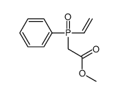 methyl 2-[ethenyl(phenyl)phosphoryl]acetate结构式