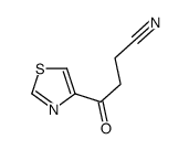 1-(4-thiazolyl)-3-cyano-1-propanone结构式