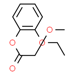 Acetic acid, methoxy-, 2-ethoxyphenyl ester (9CI) structure