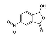 3-hydroxy-6-nitro-1-(3H)isobenzofuranone Structure