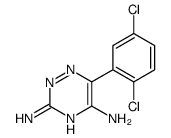 6-(2,5-dichlorophenyl)-1,2,4-triazine-3,5-diamine结构式