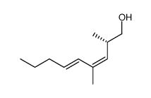 (S,3Z,5E)-2,4-dimethylnona-3,5-dien-1-ol结构式