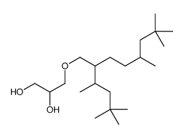 3-[2-(4,4-dimethylpentan-2-yl)-5,7,7-trimethyloctoxy]propane-1,2-diol结构式