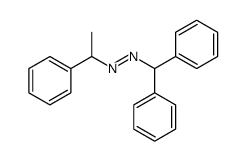 benzhydryl(1-phenylethyl)diazene Structure