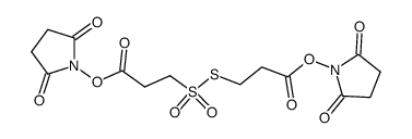 Dithio-bis-(succinimidyl propionate)-S,S-dioxide结构式