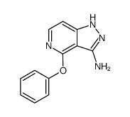 4-phenoxy-1H-pyrazolo[4,3-c]pyridin-3-amine结构式