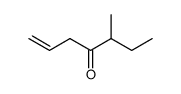 5-methyl-1-hepten-4-one Structure