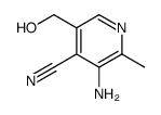 4-Pyridinecarbonitrile,3-amino-5-(hydroxymethyl)-2-methyl- Structure