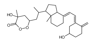 25-hydroxyvitamin D3-26,23-peroxylactone Structure