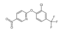2-[2-chloro-4-(trifluoromethyl)phenoxy]-5-nitropyridine结构式