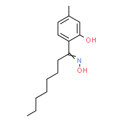 1-(2-hydroxy-4-methylphenyl)octan-1-one oxime结构式