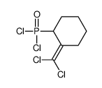 1-(dichloromethylidene)-2-dichlorophosphorylcyclohexane结构式