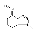 4H-Indazol-4-one, 1,5,6,7-tetrahydro-1-methyl-, oxime Structure