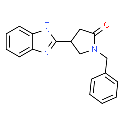 4-(1H-Benzoimidazol-2-yl)-1-benzyl-pyrrolidin-2-one picture