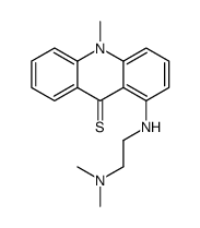 1-[2-(dimethylamino)ethylamino]-10-methylacridine-9-thione结构式