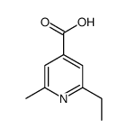2-Ethyl-6-Methyl-4-Pyridinecarboxylic Acid结构式