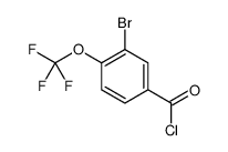 2-Bromo-4-(chlorocarbonyl)-alpha,alpha,alpha-trifluoroanisole Structure
