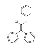 (chloro-fluoren-9-ylidene-methyl)-phenyl ether结构式